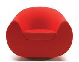orange chair